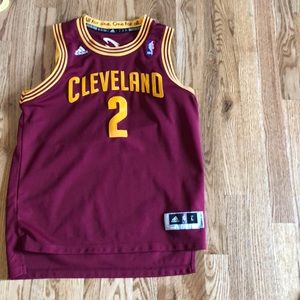 Stitched kyrie Irving  jersey youth large